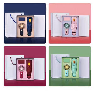 Regalos IStapromo, Recuerdos de Boda de Verano, Mini Ventilador y Sombrilla, Set de Regalo Promocional para Invitados, Novias, Fiestas de Cumpleaños, Regalos para Chicos - Product Image 5