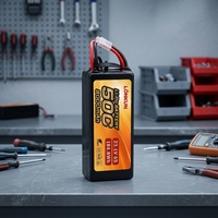 Batterie LiPo polymère au lithium LongKun 6S 23.1V 8000mAh 50C à décharge élevée pour drone UAV, avion RC, OEM/ODM