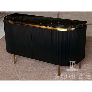 Exclusive Design Luxury Full Home Customize Furniture Set Dining Room Sideboard Modern <b>Black</b> Side Cabinet 001 Side Cabinet 001 - Product Image 2