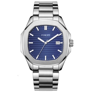 Montre à quartz pour homme de marque classique de haute qualité, montre-bracelet carrée de luxe tendance, fournisseur de montres mécaniques automatiques personnalisées - Product Image 2