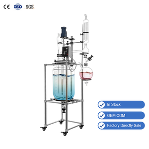 Glass Reactor with High-Quality Glass <b>Stirrer</b> for Smooth Operation - Product Image 1