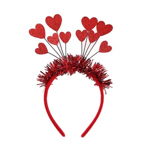 DAMAI Valentines Day Heart Head <b>Headbands</b> and Heart Shape <b>Sunglasses</b> for Party Props Wedding Birthday Costume Accessory - Product Image 5