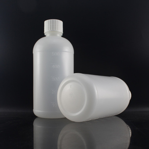 Vide En Plastique 500ml flacons de <span class=keywords><strong>Polyéthylène</strong></span> Haute Densité Laboratoire Réactif Chimique Liquide Conteneur De Stockage - Product Image 2