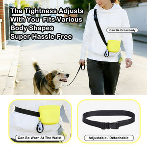 Bolsa <span class=keywords><strong>de</strong></span> Silicona <span class=keywords><strong>de</strong></span> Grado Alimenticio Personalizada para Premios <span class=keywords><strong>de</strong></span> Perros, con Cierre Magnético y Clip para la Cintura - Product Image 2