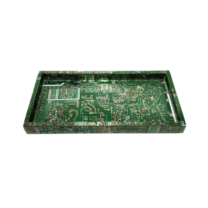 Plateau de présentation en bois artisanal, boîte de rangement multifonctionnelle pour table basse, comptoir de salle de bain, décoration de chambre d'hôtel - Product Image 4