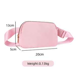 Mini riñonera de nailon a la moda informal, bandolera de viaje personalizada <span class=keywords><strong>en</strong></span> <span class=keywords><strong>todas</strong></span> <span class=keywords><strong>partes</strong></span>, riñonera con correa ajustable - Product Image 5