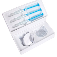 Kit de Blanqueamiento Dental LED Inalámbrico RIJIE SMILE con Certificación CE (CPSR/GMP/ROHS), Luz Fría, Gel sin Peróxido, Temporizador de 10 Minutos, 5 Lámparas LED