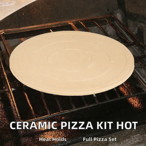 <span class=keywords><strong>Pierre</strong></span> à pizza résistante à la chaleur jusqu'à 1472 degrés ° Idéal <span class=keywords><strong>pour</strong></span> les fours <span class=keywords><strong>d</strong></span>'intérieur, les grils <span class=keywords><strong>d</strong></span>'extérieur, les barbecues, convient à la plupart des pizzas surgelées - Product Image 2
