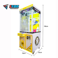 Machine à griffes d'arcade Maker Shop personnalisable en métal, à monnayeur, pour peluches, garantie 1 an, toutes prises