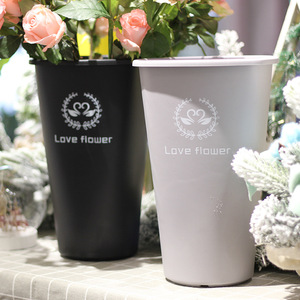 Csja DREA — pots de fleurs géants en plastique, 3 tailles, pour plantes de maison, jardin, balcon - Product Image 6