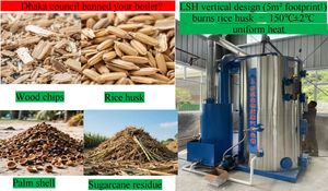 Chaudière à vapeur industrielle à faible <span class=keywords><strong>consommation</strong></span> de carburant, à tube vertical, basse pression, alimentée au charbon, à biomasse ou au bois, 300, 500, 700, 1000 kg - Product Image 4