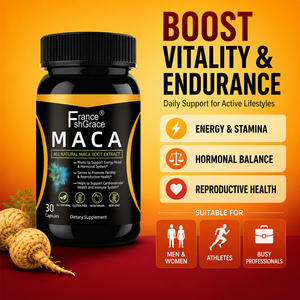 Complément alimentaire à base de plantes Maca pour l'agrandissement du pénis chez les hommes, améliore l'énergie, stimule la santé naturelle, capsules de vitalité masculine Maca. - Product Image 2