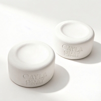 Diffuseur d'arômes en pierre personnalisé avec logo, en plâtre céramique rond, désodorisant d'ambiance, décoration pour huiles essentielles