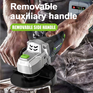 Amoladora angular de iones de litio transfronteriza, amoladora eléctrica recargable sin escobillas, máquina multifuncional para cortar y pulir madera - Product Image 4
