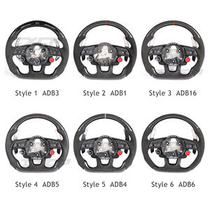 Volante de Fibra de Carbono con LED para <span class=keywords><strong>Audi</strong></span> S4 A5 A4 S3 S5 <span class=keywords><strong>S6</strong></span> S7 RS3 RS4 RS5 RS6 RS7 Q3 Q5 Q7 Q8 A3 A6 A7 A8 B9 B8.5 R8 TT C8 - Product Image 2