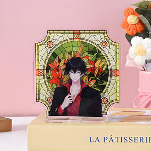 رسوم متحركة أكريليك كرتونية مخصصة علامة واقفة لديكور إبداعي سهل الاستخدام محيط ألعاب لسطح المكتب ديكور منزلي - Product Image 3