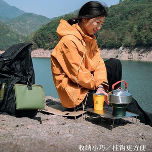 Outdoor Folding Seat <b>Cushion</b> <b>Rectangular</b> Waterproof Portable Thickened Hiking Camping Picnic Mat All Seasons - Product Image 4