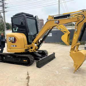 2021 modèle Caterpillar CAT305.5 Mini pelle utilisée 5ton Machine 47kW chenille Hengli moteur hydraulique - Product Image 1