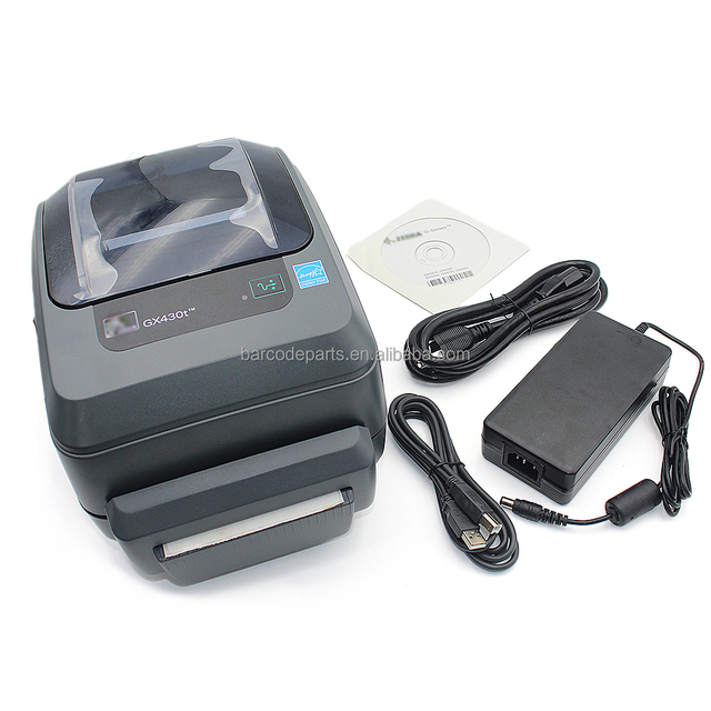 GX43-102412-000 New Original Desktop Printer for Zebra GX430 GX430T 300dpi Thermal Barcode Label Printer With Cutter