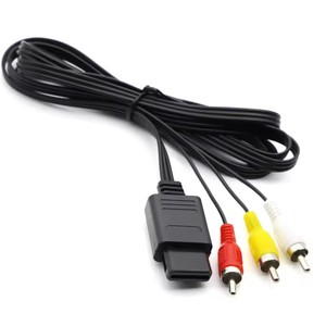 Câble audio AV, cordon vidéo composite, 6 pieds, compatible avec Nintendo 64/N64/GameCube/SNES, console de jeu TV, 1,8 m - Product Image 5