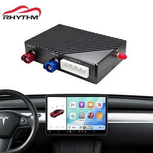 โมดูล CarPlay ไร้สาย Rhythm สำหรับรถยนต์ Tesla Model 3 Y ปี 2019-2024 จอแสดงผลเต็มหน้าจอ ติดตั้งแบบอัจฉริยะ ไม่ทำลายโครงสร้าง - Product Image 1