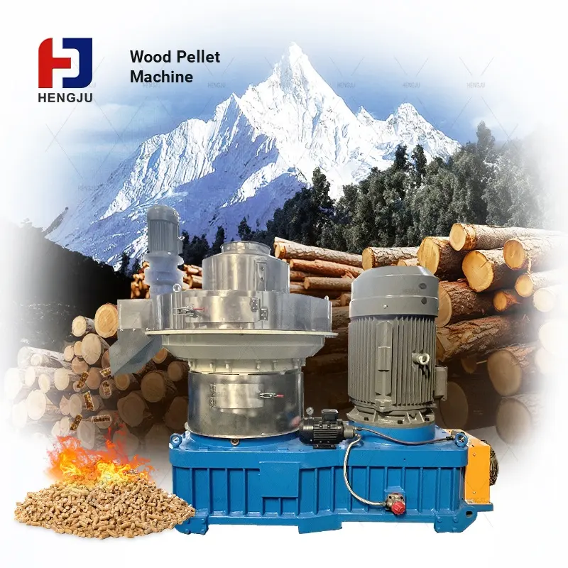 Small 4kw biomass pellet machine sawdust burning wood sawdust pellet making machine for sale