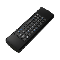 Télécommande universelle USB 2,4 GHz avec clavier QWERTY pour Android TV, télécommande avec clavier Bluetooth