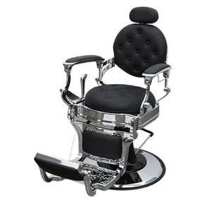 Factory Supply Professional <b>Black</b> Heavy Duty Men's All-<b>black</b> Barber Chair Retro <b>Frame</b> Belmont Salon Hairdressing Barber Chair - Product Image 6