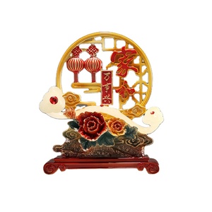 Artesanías de resina Creativos y adornos de Mansing Sala de estar Gabinete de vino Gabinete de TV Decoraciones de entrada Regalos de inauguración de la casa - Product Image 1