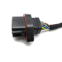 Cable de Extensión de Alimentación SATA Personalizado, Divisor de 1 a 2, Arnés de Cables con Conector de Alimentación de GPU de 6 Pines para Fuente de Alimentación de PC