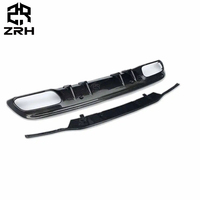 Diffuseur de pare-chocs arrière en fibre de carbone style AMG pour Mercedes Benz Classe C Sedan W205 2015-2021