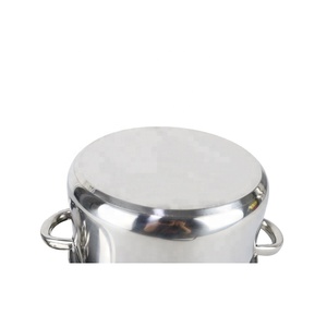 ชุดเครื่องครัวสเตนเลสสตีลแบบเหนี่ยวนำความร้อนสไตล์เกาหลี 8 ชิ้น พร้อมฝาปิดเหล็ก - Product Image 3