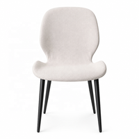 Chaise de salle à manger papillon en tissu rembourré, en stock, avec un grand stock pour les acheteurs en gros