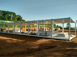 Casas Prefabricadas de Panel Sándwich de Alta Resistencia, Edificio para Centro Comercial, Diseño Moderno Ligero, Resistencia Extrema a la Intemperie, Desierto - Product Image 2