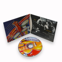 Kemasan CD Lipat 4 Panel Berbahan Karton Cetak Warna Penuh Kustom Untuk Album Musik