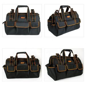 Heavy Duty Durable Portable Reusable Multifunction 14-Inch Black Vintage Tool Bag - Product Image 2