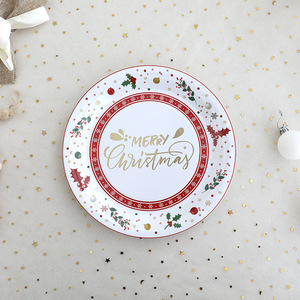 ชุดอุปกรณ์บนโต๊ะอาหารคริสต์มาส DAMAI จานกระดาษ ผ้าเช็ดปาก แก้วน้ำ อุปกรณ์จัดเลี้ยงสำหรับตกแต่งโต๊ะคริสต์มาส - Product Image 2
