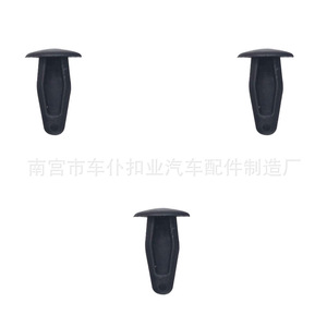 คลิปยึดพลาสติกแบบเรียบ F18 12.5 มม.x15.7 มม. สีดำ สำหรับยานยนต์ - Product Image 2