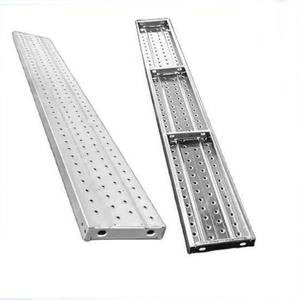 Andamio de pasarela resistente a la corrosión de alta resistencia, tablones de acero, ganchos de tablones de construcción de cubierta de Metal para construcción de edificios - Product Image 3