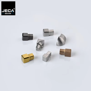 Profilo per Piastrelle in Acciaio Inox <span class=keywords><strong>con</strong></span> Tappi Terminali, Profilo Decorativo Bullnose Quadrato per Bordi Piastrelle, Striscia di Transizione Decorativa per Pareti e Pavimenti - Product Image 3