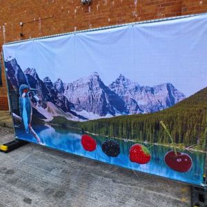Personalized Vinyl Advertising <b>Banner</b>-Portable Lightweight Custom Size & Logo UV Printed Scratch Resistant Easy Clean - Product Image 4