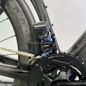 Vélo de route en fibre de carbone 8,8 kg, groupe électronique sans fil 24 vitesses Wheeltop, roues de 60 mm, cadre aérodynamique complet pour unisexe Cyclone-3rd - Product Image 3