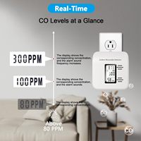 Détecteur de gaz GPL avec affichage et alarme pour la maison