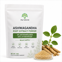 Extrait d'Ashwagandha Standardisé en Poudre 5% Withanolides Testé HPLC Adaptogène Herbal Supplément Équilibre Cortisol Intermédiaire