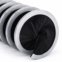 Brosse de nettoyage rotative spirale intérieure à 360 degrés, industrielle, en fil de nylon, cylindrique, pour nettoyage interne, compatible OEM
