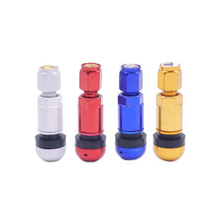 Vanne de pneu à serrage en métal, Tubeless TPMS rouge et <span class=keywords><strong>bleu</strong></span>, 525 - Product Image 1