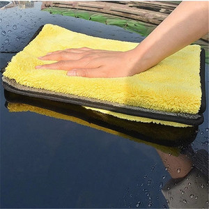 Nouveau <span class=keywords><strong>lot</strong></span> de 5 serviettes en microfibre pour lavage de voiture, 30x60cm, chiffon de nettoyage en microfibre - Product Image 3