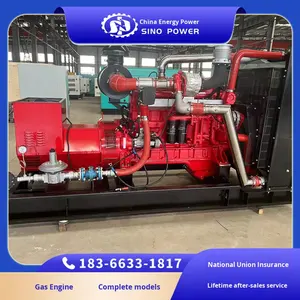 200kw 6 Silindirli Sıralı <span class=keywords><strong>LPG</strong></span> Jeneratör Seti, Su Soğutma Sistemli Açık Gövde 50 Hz ATS - Product Image 4