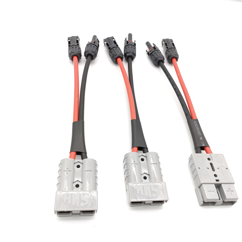 Power Andersons Pv Extension Cable Anderson-style To Anderson Style 50a Connector Kit Solar Panel