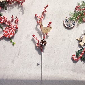 Adornos Navideños Artificiales con Brillantina Premium para Decoración de Árboles de Navidad, Fiestas, Centros de Mesa y Decoración del Hogar - Product Image 1